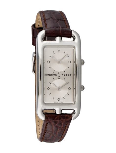 hermes dual timezone watch|Hermes arceau dual time zone.